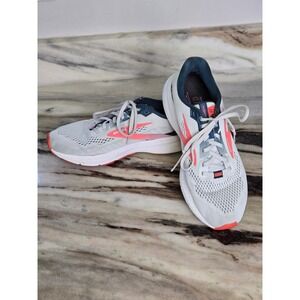 Brooks Launch 8 Womens Running Shoes Grey Pink Navy 1203451B110 Size 8.5